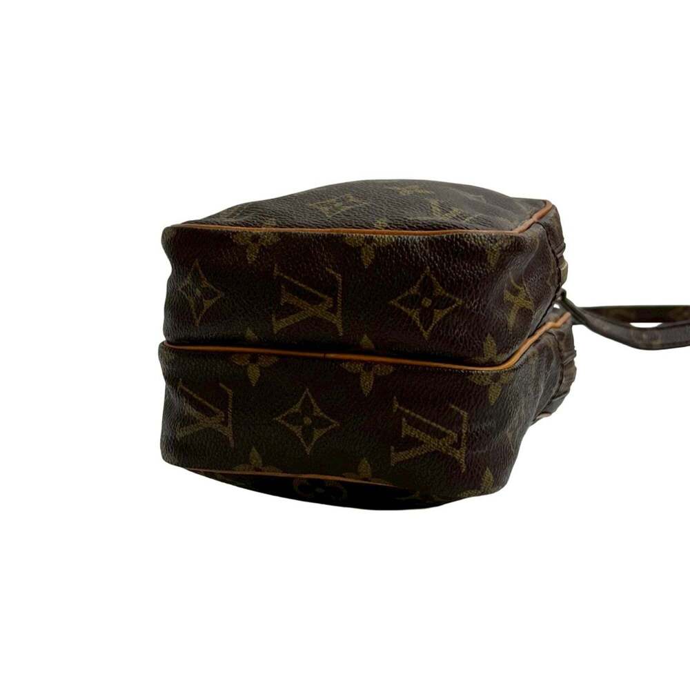LOUIS VUITTON Authentic Brown Monogram Leather Pochette Shoulder Bag - Picture 8 of 10